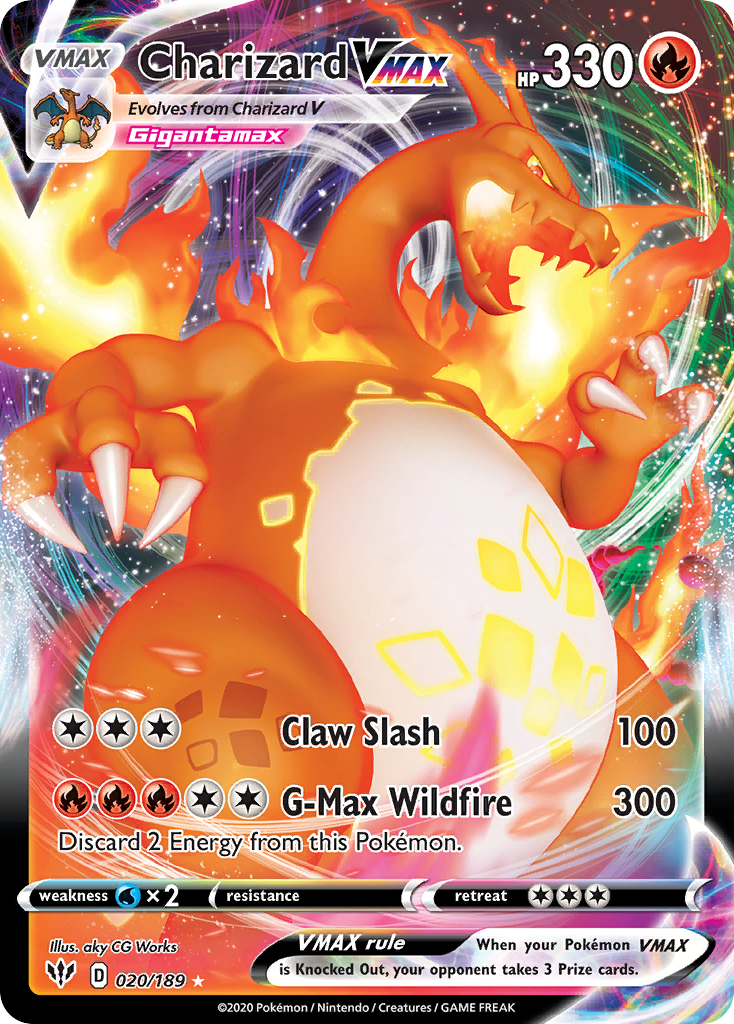 Charizard VMAX Pokemon Card